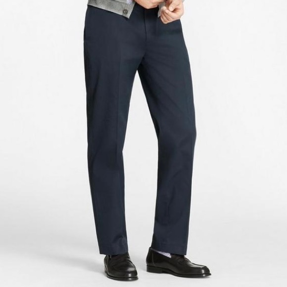 Brooks Brothers Hudson Fit Stretch Advantage Chino® Pants - Picture 1 of 6